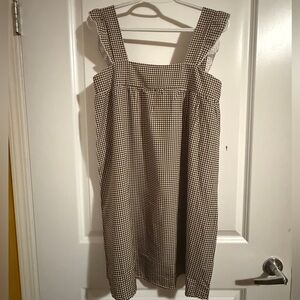 Checkered Sleeveless Summer Dress